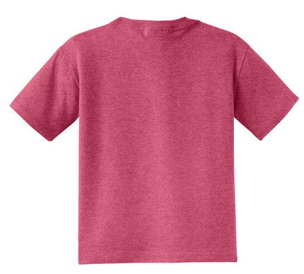 Jerzees - Youth Dri-Power 50/50 Cotton/Poly T-Shirt. 29B - Vintage Heather 
Red