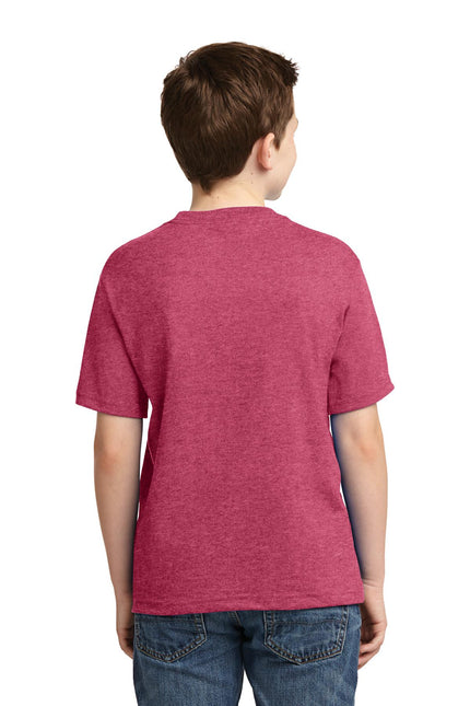 Jerzees - Youth Dri-Power 50/50 Cotton/Poly T-Shirt. 29B - Vintage Heather 
Red