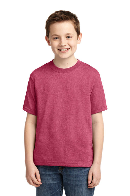 Jerzees - Youth Dri-Power 50/50 Cotton/Poly T-Shirt. 29B - Vintage Heather 
Red