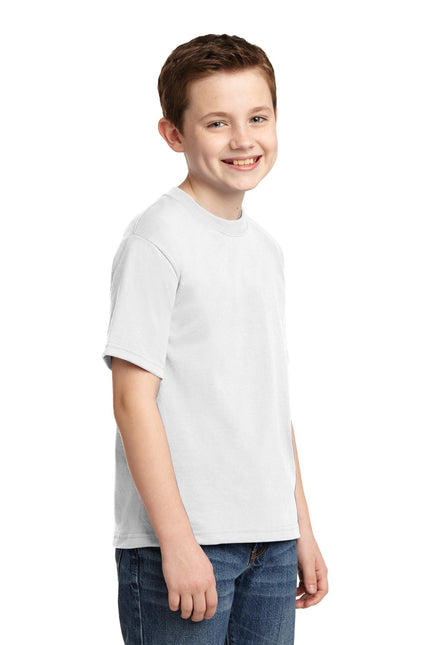 Jerzees - Youth Dri-Power 50/50 Cotton/Poly T-Shirt. 29B - White