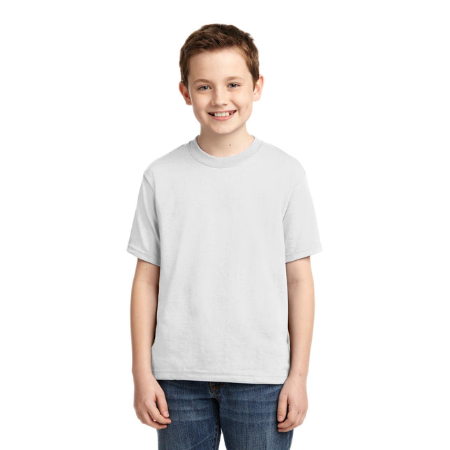 Jerzees - Youth Dri-Power 50/50 Cotton/Poly T-Shirt. 29B - White