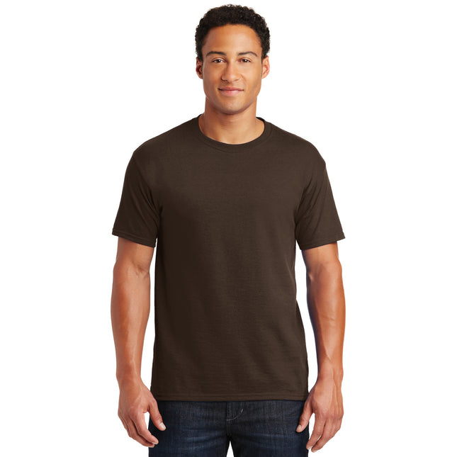 Jerzees - Dri-Power 50/50 Cotton/Poly T-Shirt. 29M - Chocolate