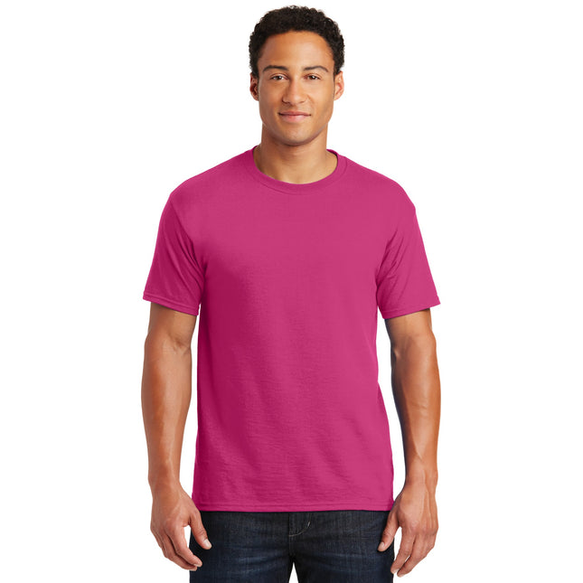 Jerzees - Dri-Power 50/50 Cotton/Poly T-Shirt. 29M - Cyber Pink