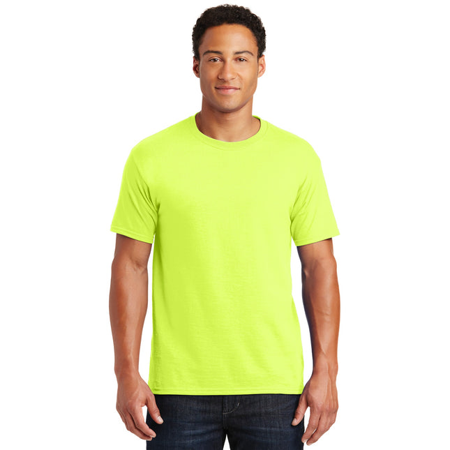 Jerzees - Dri-Power 50/50 Cotton/Poly T-Shirt. 29M - Safety Green