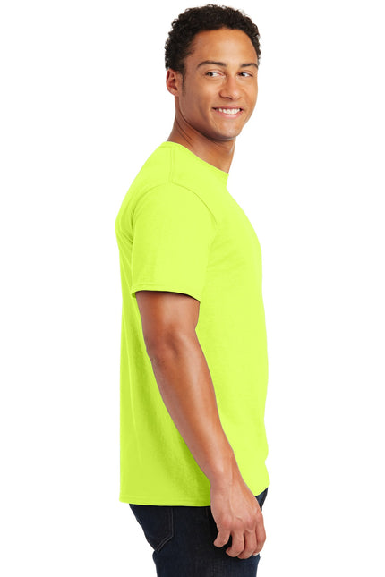 Jerzees - Dri-Power 50/50 Cotton/Poly T-Shirt. 29M - Safety Green