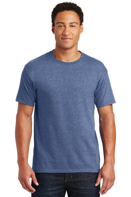 Jerzees - Dri-Power 50/50 Cotton/Poly T-Shirt. 29M - Vintage Heather Blue