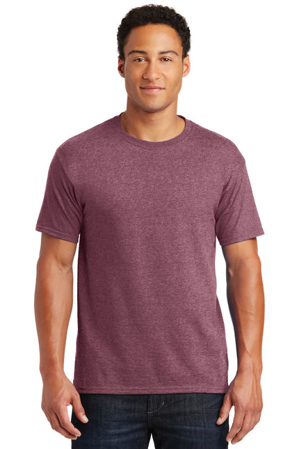 Jerzees - Dri-Power 50/50 Cotton/Poly T-Shirt. 29M - Vintage Heather Maroon
