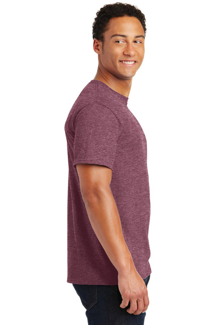 Jerzees - Dri-Power 50/50 Cotton/Poly T-Shirt. 29M - Vintage Heather Maroon
