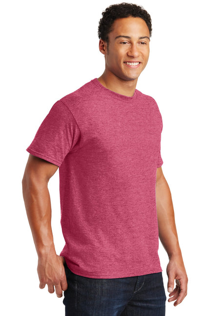 Jerzees - Dri-Power 50/50 Cotton/Poly T-Shirt. 29M - Vintage Heather Red