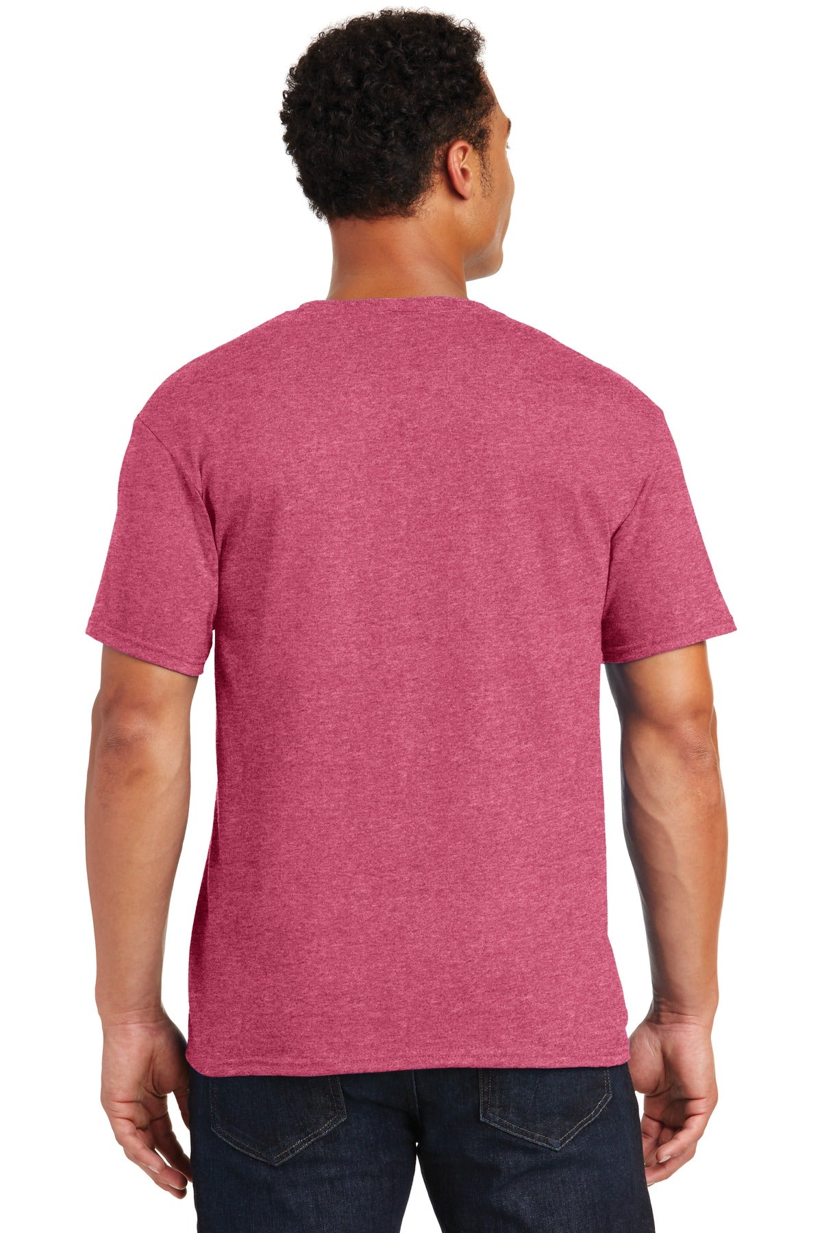 Jerzees - Dri-Power 50/50 Cotton/Poly T-Shirt. 29M - Vintage Heather Red