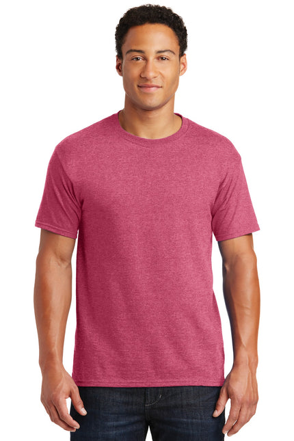 Jerzees - Dri-Power 50/50 Cotton/Poly T-Shirt. 29M - Vintage Heather Red