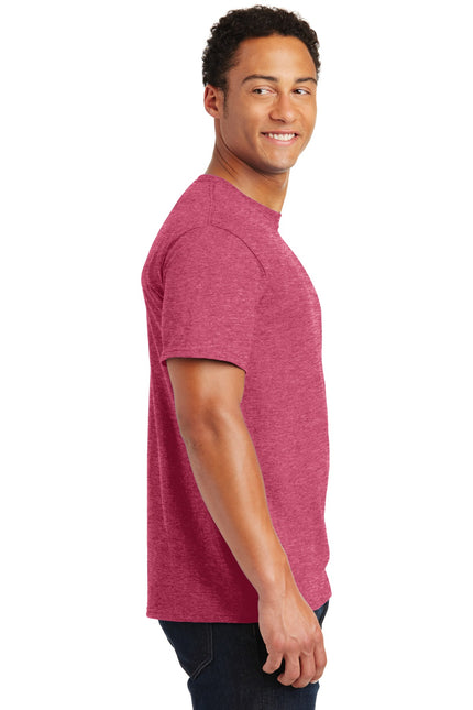 Jerzees - Dri-Power 50/50 Cotton/Poly T-Shirt. 29M - Vintage Heather Red