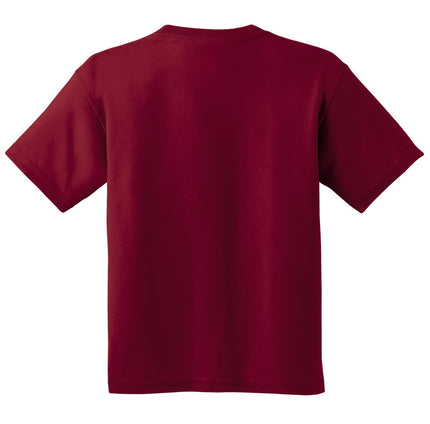 Gildan - Youth Heavy Cotton 100% Cotton T-Shirt. 5000B - Garnet