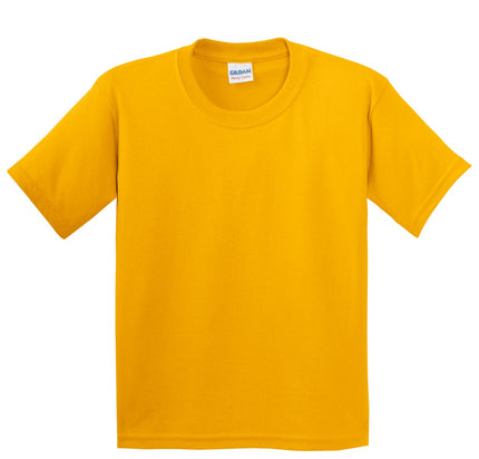 Gildan - Youth Heavy Cotton 100% Cotton T-Shirt. 5000B - Gold