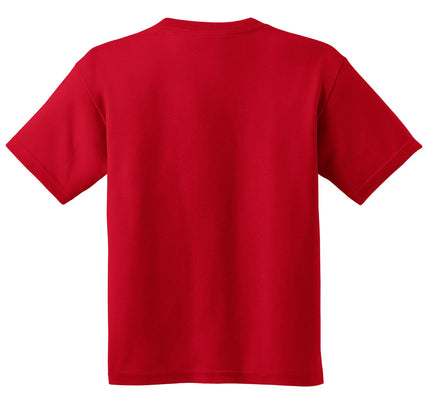 Gildan - Youth Heavy Cotton 100% Cotton T-Shirt. 5000B - Red