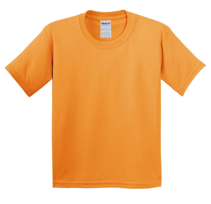 Gildan - Youth Heavy Cotton 100% Cotton T-Shirt. 5000B - Tennessee Orange