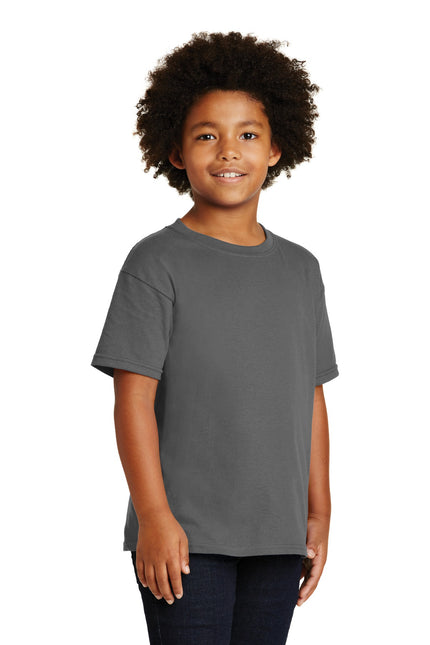Gildan - Youth Heavy Cotton 100% Cotton T-Shirt. 5000B - Charcoal