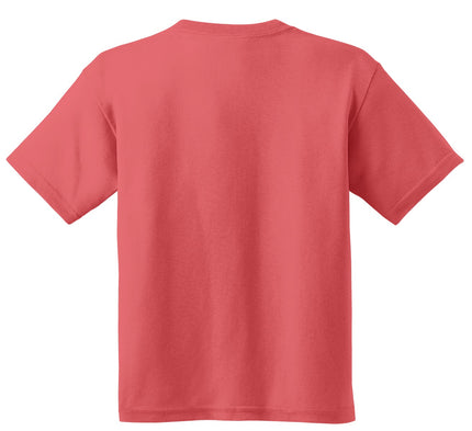Gildan - Youth Heavy Cotton 100% Cotton T-Shirt. 5000B - Coral Silk