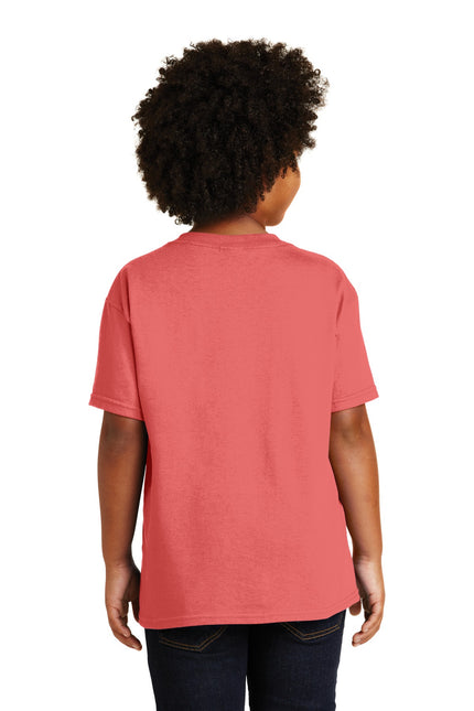 Gildan - Youth Heavy Cotton 100% Cotton T-Shirt. 5000B - Coral Silk