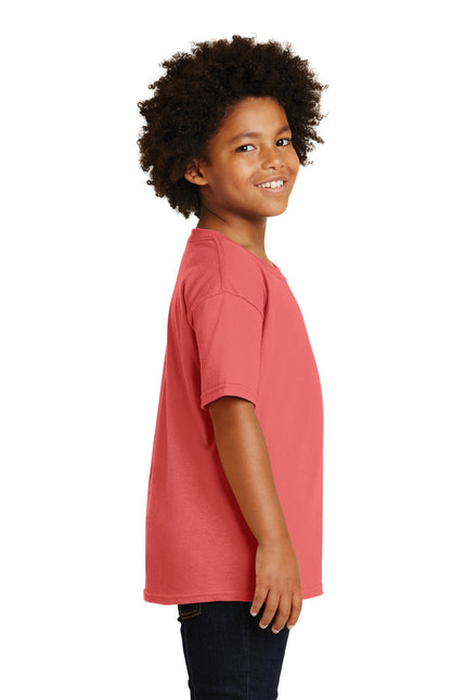 Gildan - Youth Heavy Cotton 100% Cotton T-Shirt. 5000B - Coral Silk