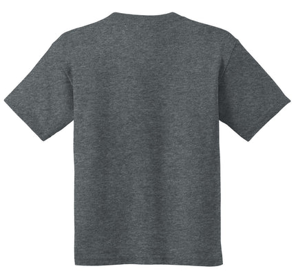 Gildan - Youth Heavy Cotton 100% Cotton T-Shirt. 5000B - Dark Heather