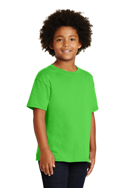 Gildan - Youth Heavy Cotton 100% Cotton T-Shirt. 5000B - Electric Green