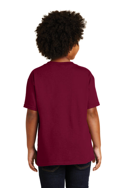 Gildan - Youth Heavy Cotton 100% Cotton T-Shirt. 5000B - Garnet
