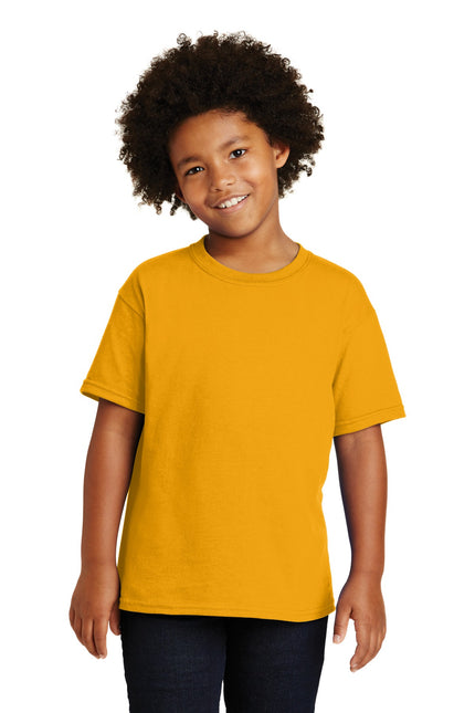Gildan - Youth Heavy Cotton 100% Cotton T-Shirt. 5000B - Gold