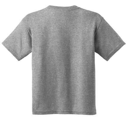 Gildan - Youth Heavy Cotton 100% Cotton T-Shirt. 5000B - Graphite Heather