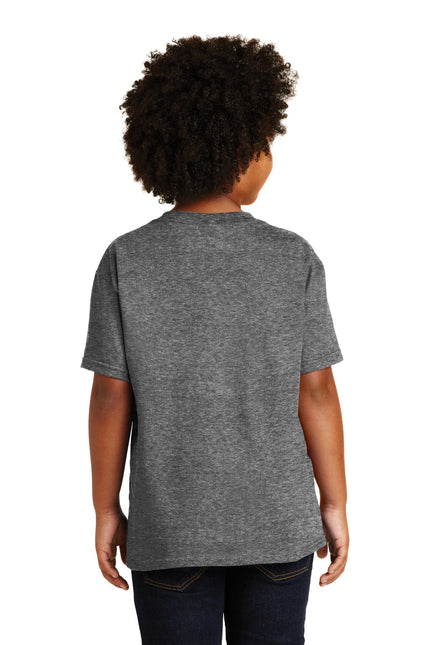 Gildan - Youth Heavy Cotton 100% Cotton T-Shirt. 5000B - Graphite Heather