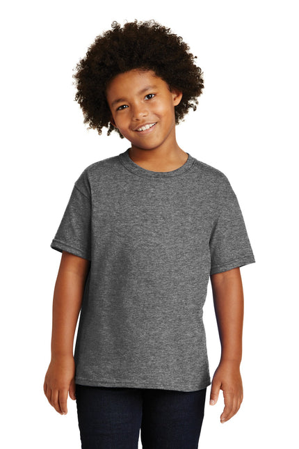 Gildan - Youth Heavy Cotton 100% Cotton T-Shirt. 5000B - Graphite Heather