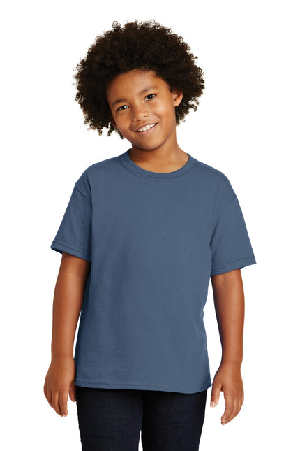 Gildan - Youth Heavy Cotton 100% Cotton T-Shirt. 5000B - Indigo Blue