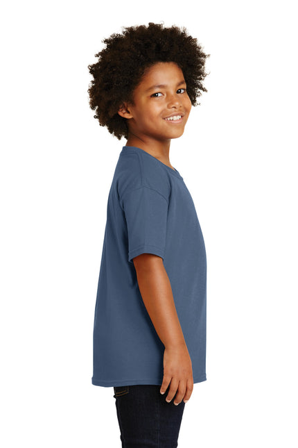 Gildan - Youth Heavy Cotton 100% Cotton T-Shirt. 5000B - Indigo Blue