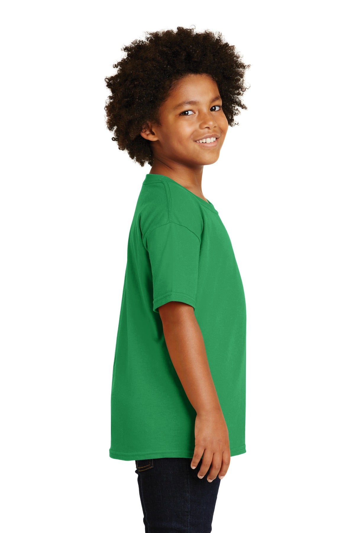 Gildan - Youth Heavy Cotton 100% Cotton T-Shirt. 5000B - Irish Green