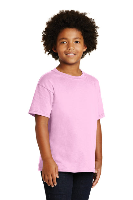 Gildan - Youth Heavy Cotton 100% Cotton T-Shirt. 5000B - Light Pink