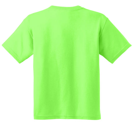 Gildan - Youth Heavy Cotton 100% Cotton T-Shirt. 5000B - Neon Green
