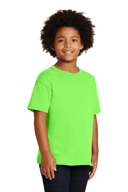 Gildan - Youth Heavy Cotton 100% Cotton T-Shirt. 5000B - Neon Green