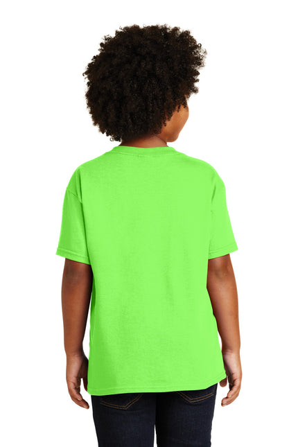 Gildan - Youth Heavy Cotton 100% Cotton T-Shirt. 5000B - Neon Green