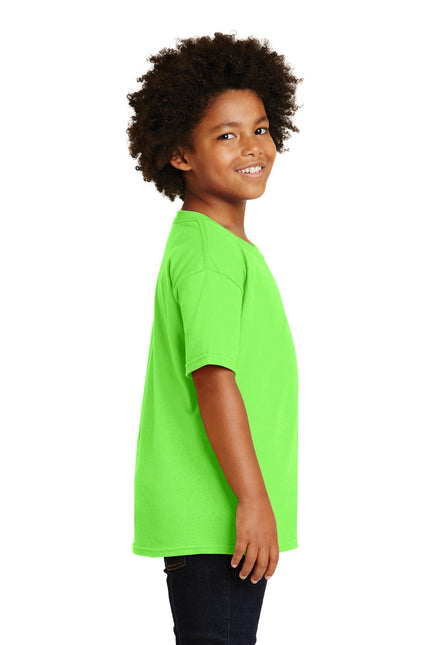 Gildan - Youth Heavy Cotton 100% Cotton T-Shirt. 5000B - Neon Green