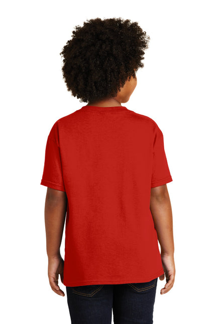 Gildan - Youth Heavy Cotton 100% Cotton T-Shirt. 5000B - Red