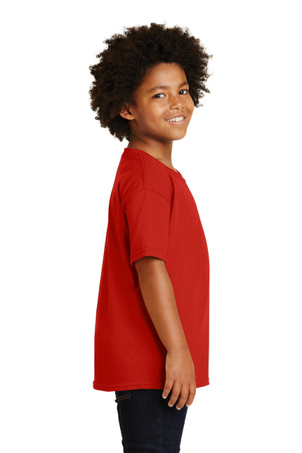 Gildan - Youth Heavy Cotton 100% Cotton T-Shirt. 5000B - Red