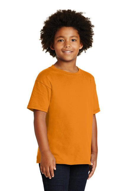 Gildan - Youth Heavy Cotton 100% Cotton T-Shirt. 5000B - Tennessee Orange
