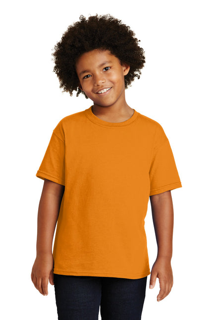 Gildan - Youth Heavy Cotton 100% Cotton T-Shirt. 5000B - Tennessee Orange