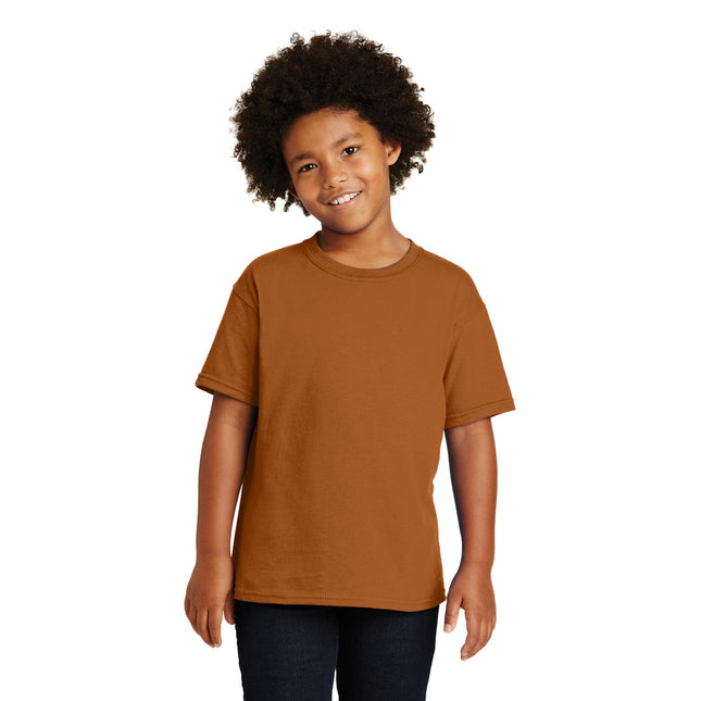 Gildan - Youth Heavy Cotton 100% Cotton T-Shirt. 5000B - Texas Orange
