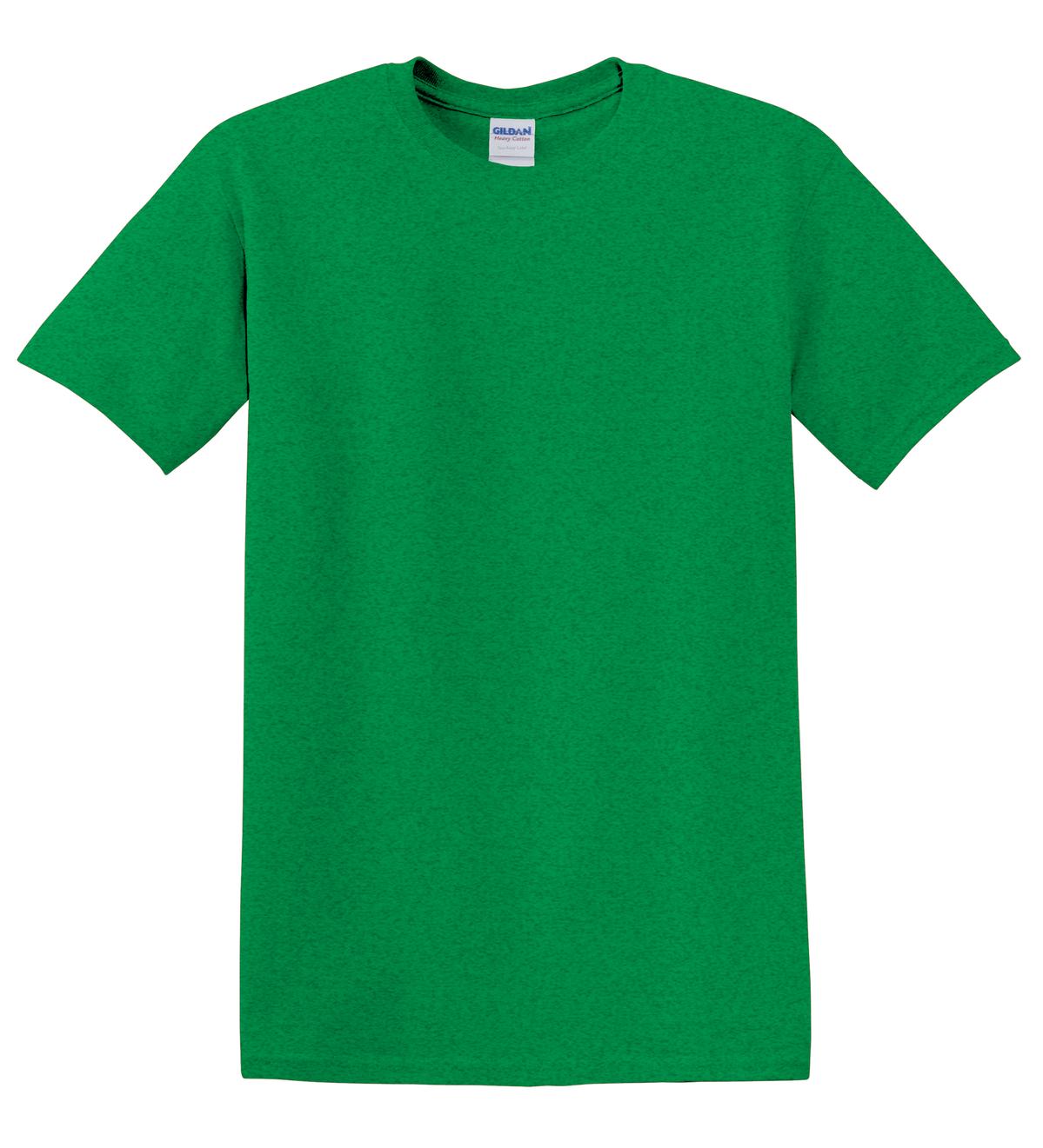Gildan - Heavy Cotton 100% Cotton T-Shirt. 5000 - Antique Irish Green