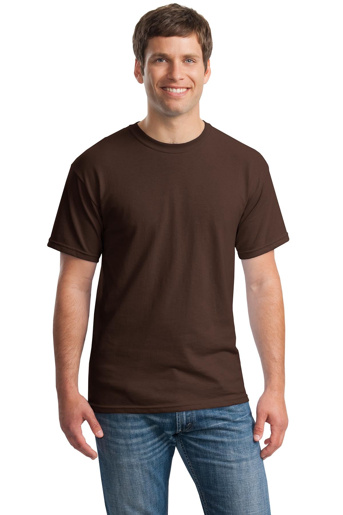 Gildan - Heavy Cotton 100% Cotton T-Shirt. 5000 - Dark Chocolate