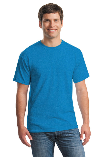 Gildan - Heavy Cotton 100% Cotton T-Shirt. 5000 - Heather Sapphire