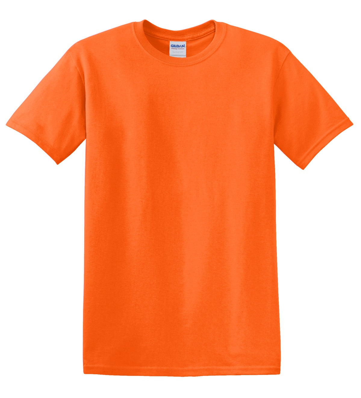 Gildan - Heavy Cotton 100% Cotton T-Shirt. 5000 - S. Orange