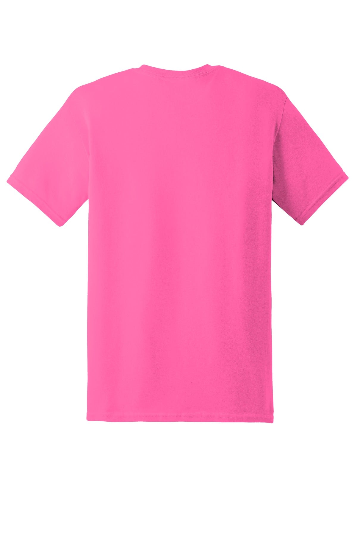 Gildan - Heavy Cotton 100% Cotton T-Shirt. 5000 - Safety Pink