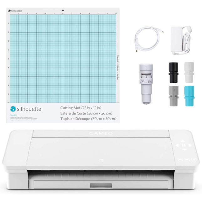 Silhouette Cameo 4 Set with Bluetooth - White Edition